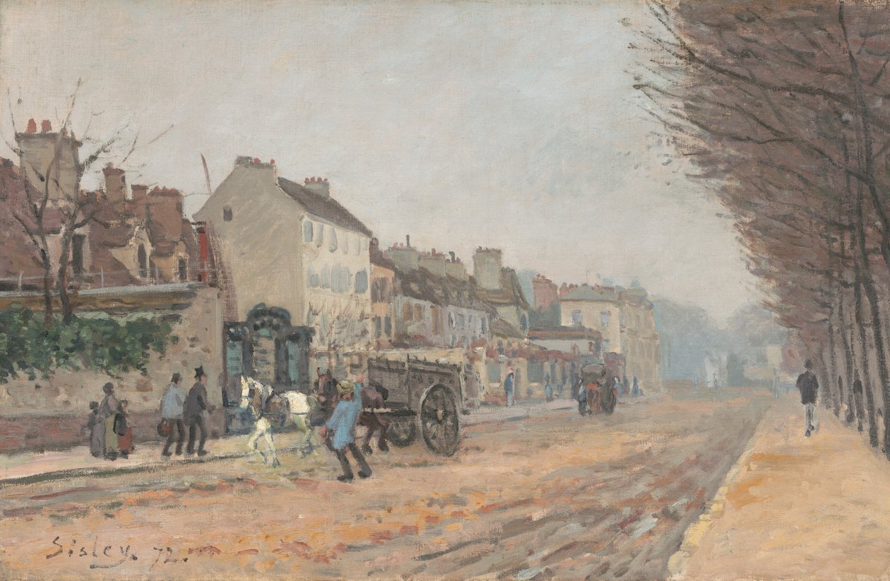 Heloise Boulevard, Argenteuil, 1872. de Alfred Sisley