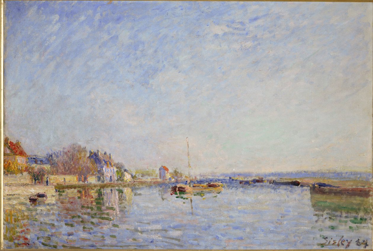 Canal du Loing de Alfred Sisley