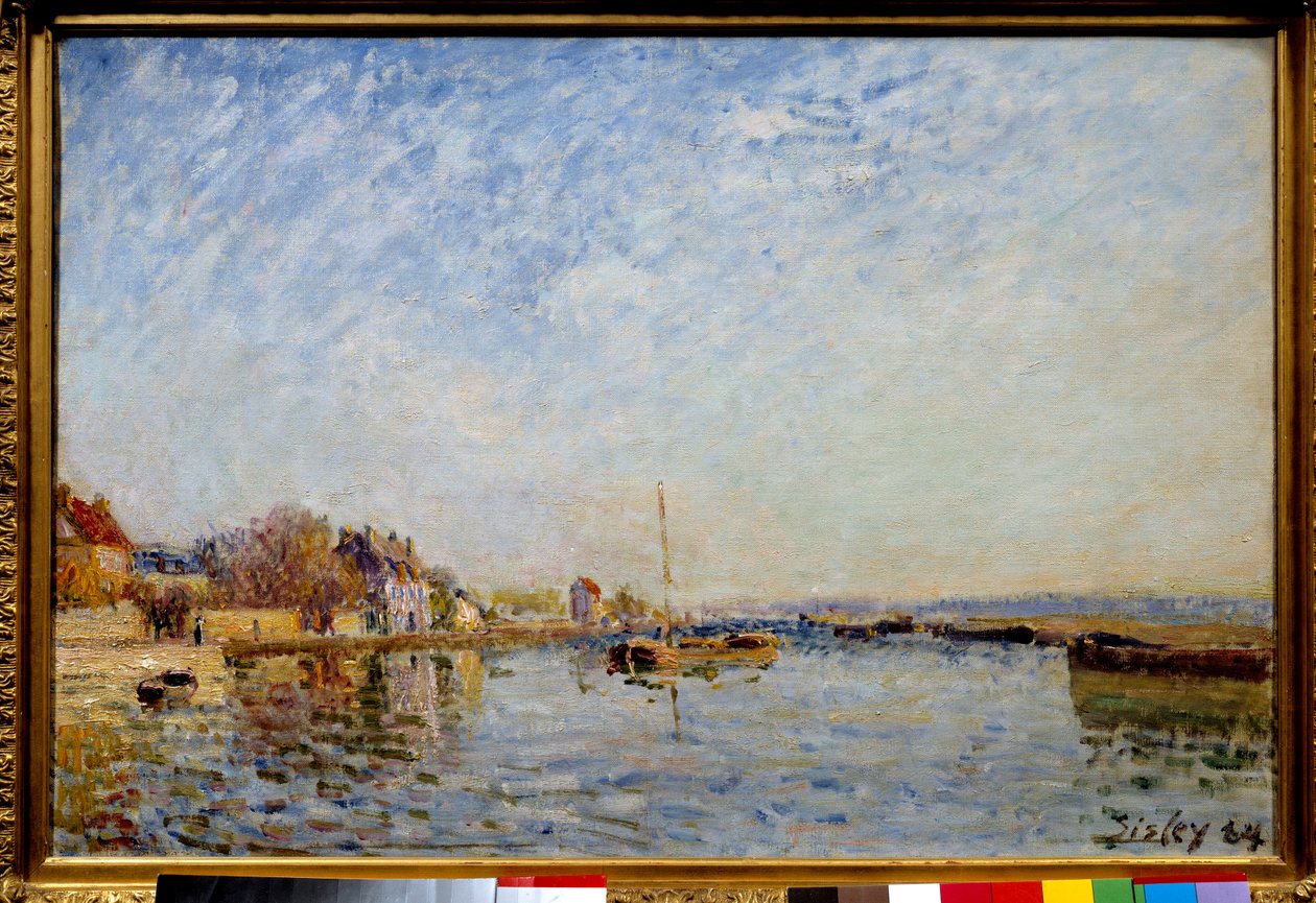 Canal du Loing Quadro de Alfred Sisley de Alfred Sisley