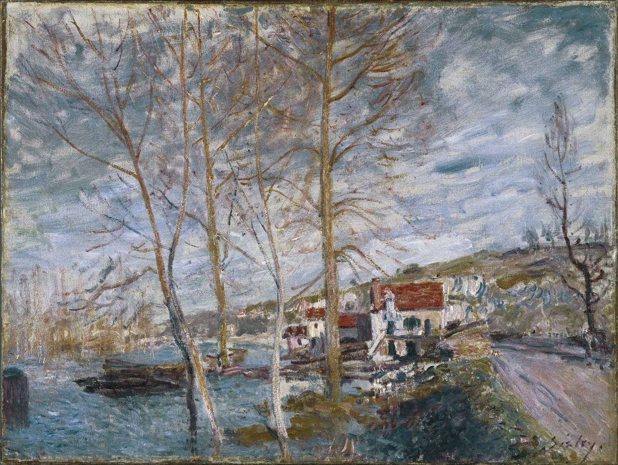 Inundação em Moret Inundação em Moret, 1879 de Alfred Sisley
