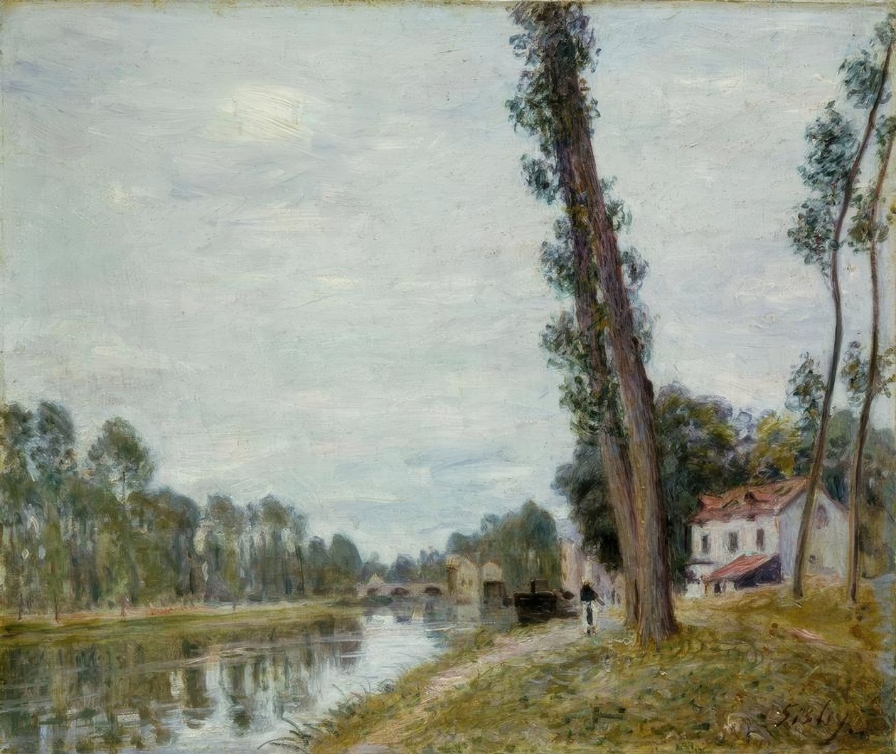 Flußlandschaft de Alfred Sisley