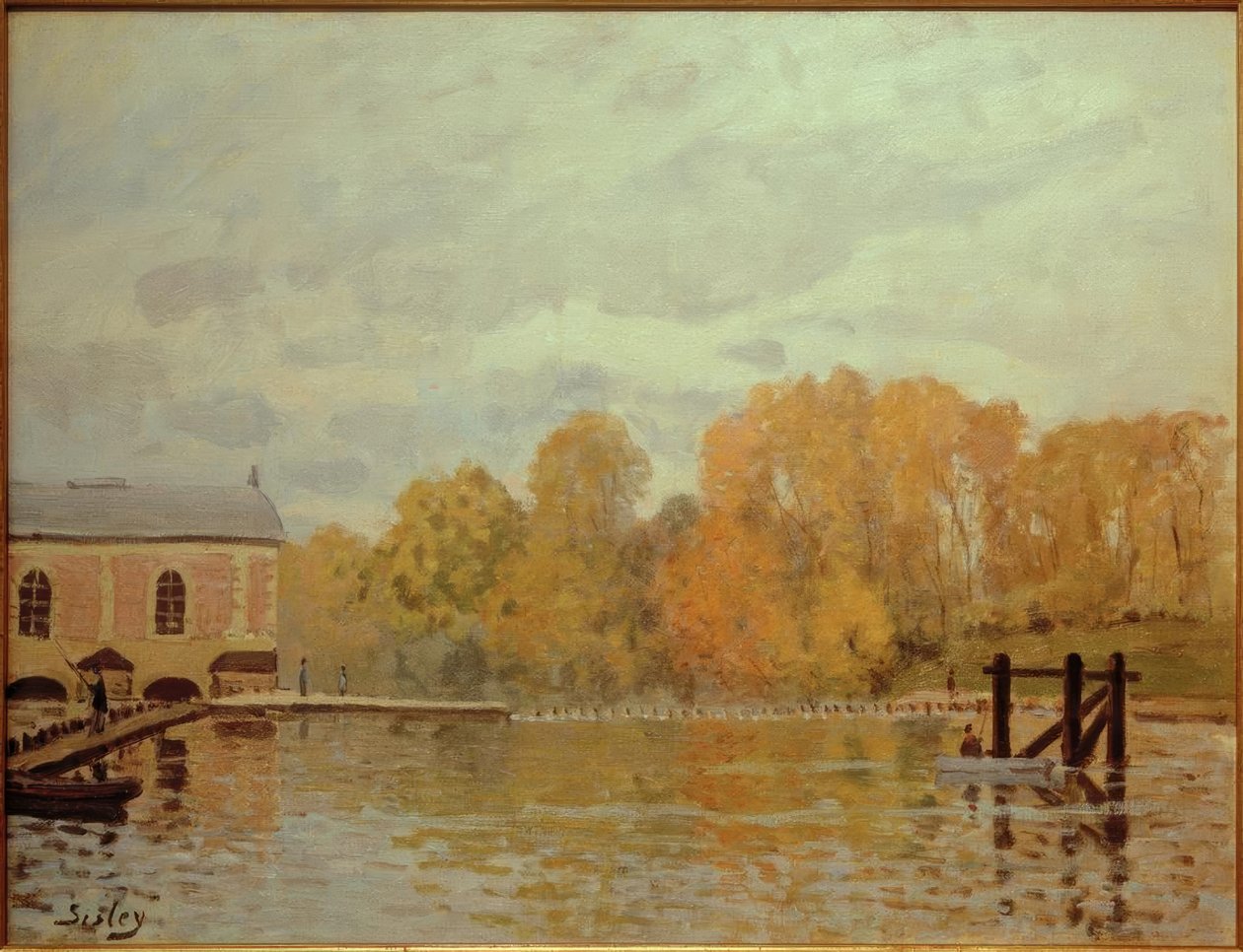 O dilúvio em Marly de Alfred Sisley