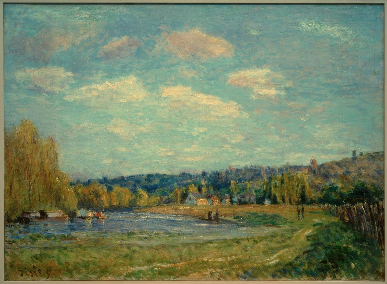 O Sena em Saint-Cloud de Alfred Sisley