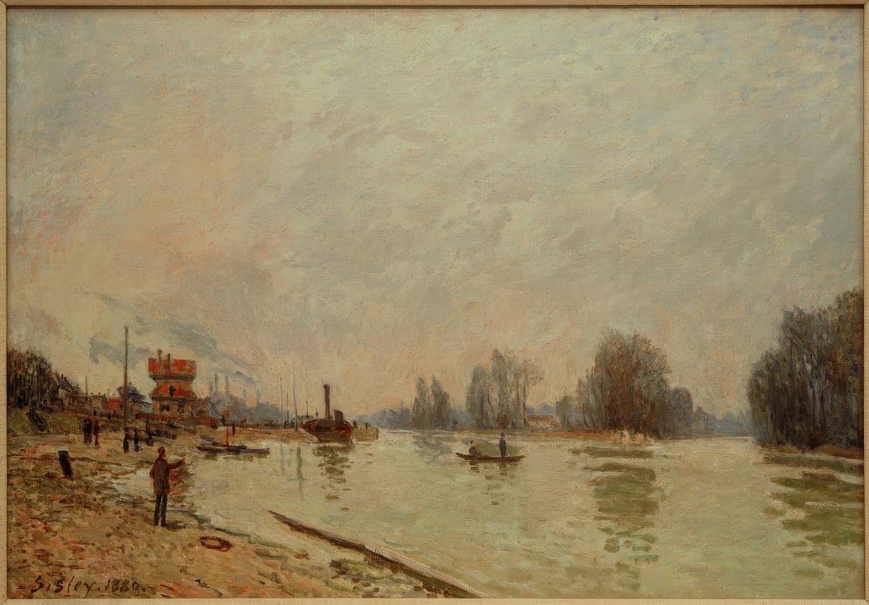 O Sena em Suresnes de Alfred Sisley