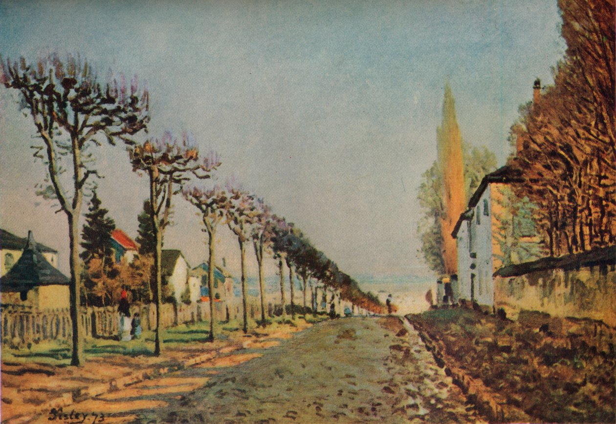 O caminho para a máquina, 1873, 1929 de Alfred Sisley