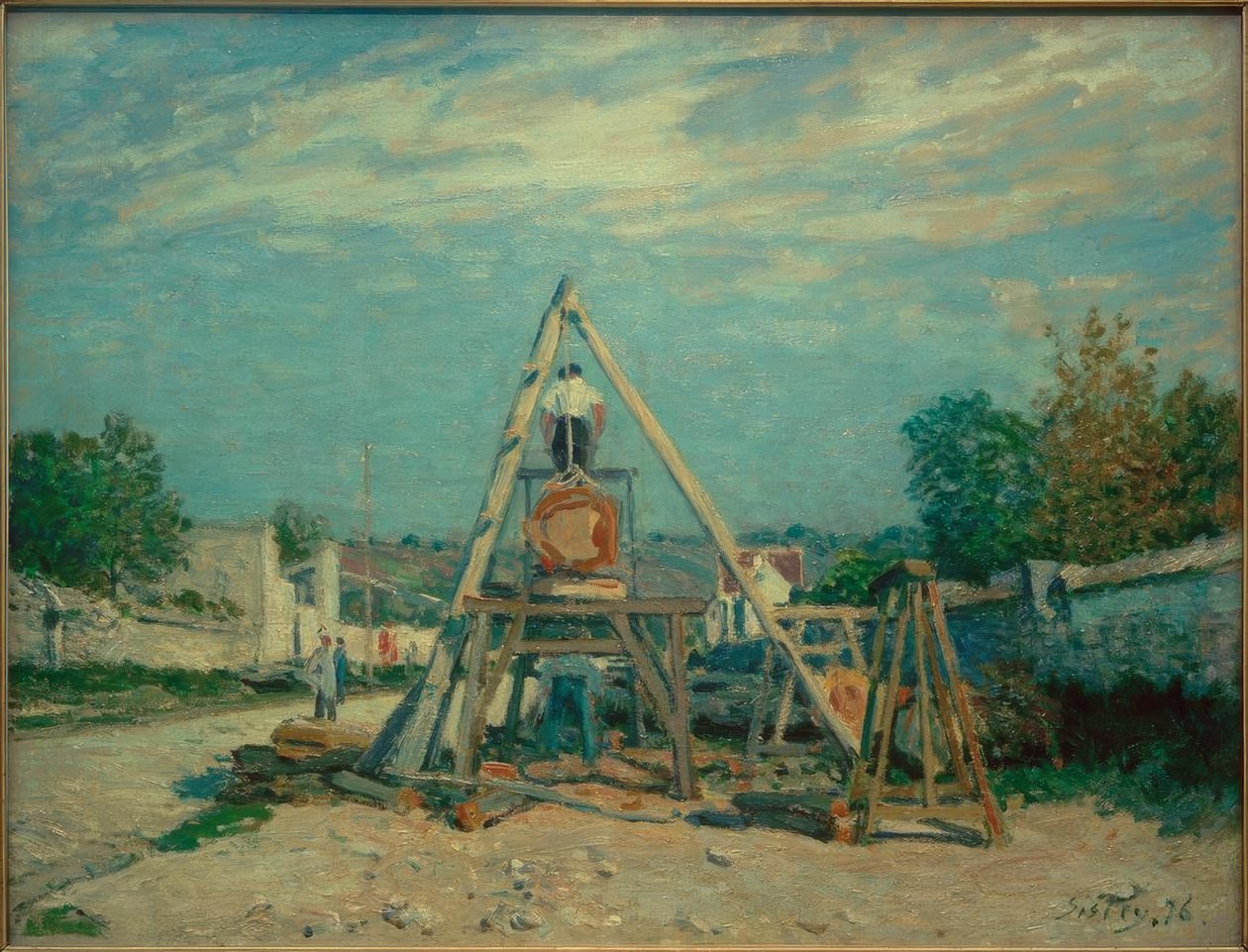 Sawyers long de Alfred Sisley