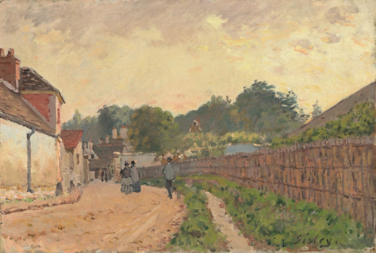 Marly-le-Roi, c. 1875. de Alfred Sisley