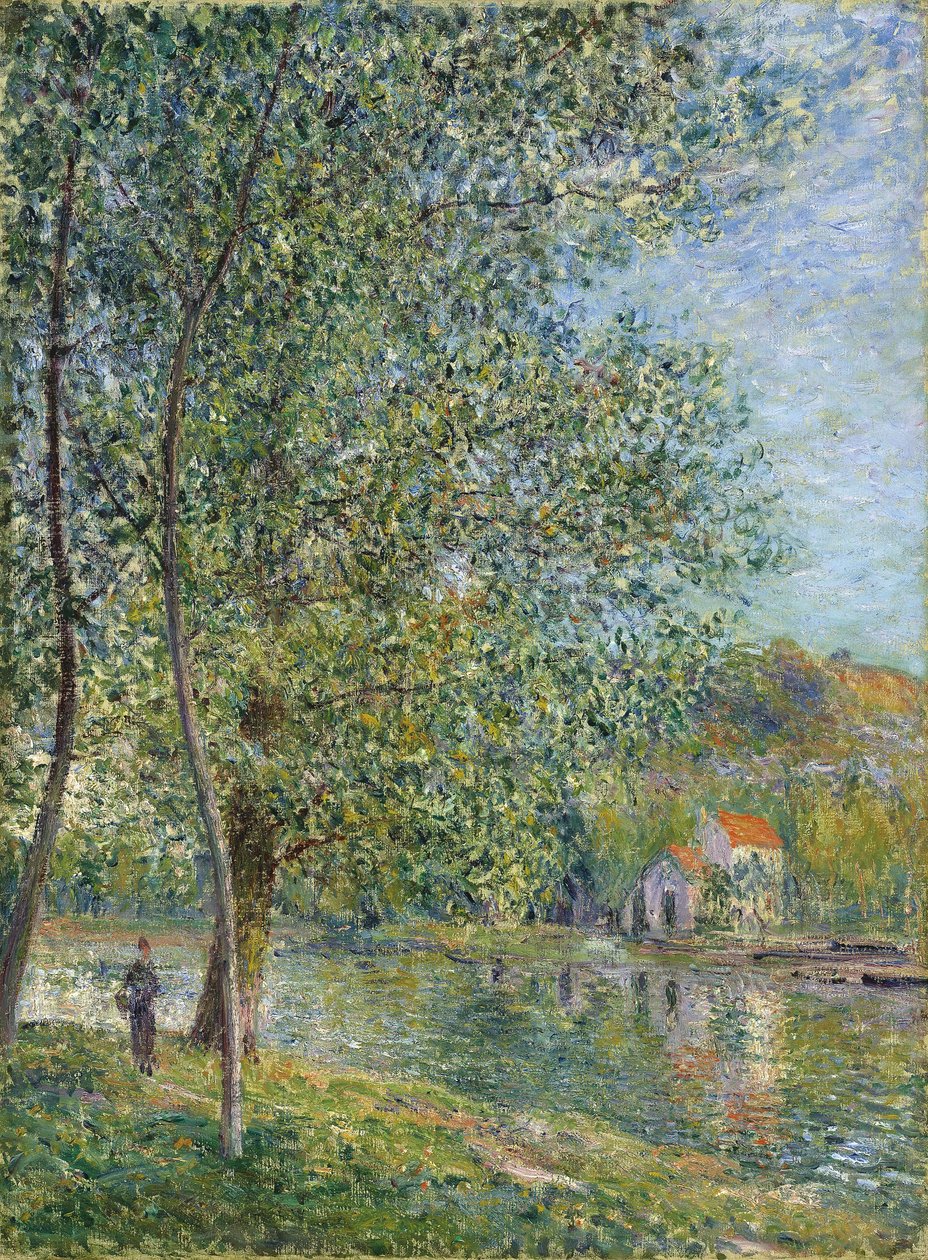 Manhã perto do Loing; Matin pres du Loing, 1879 de Alfred Sisley