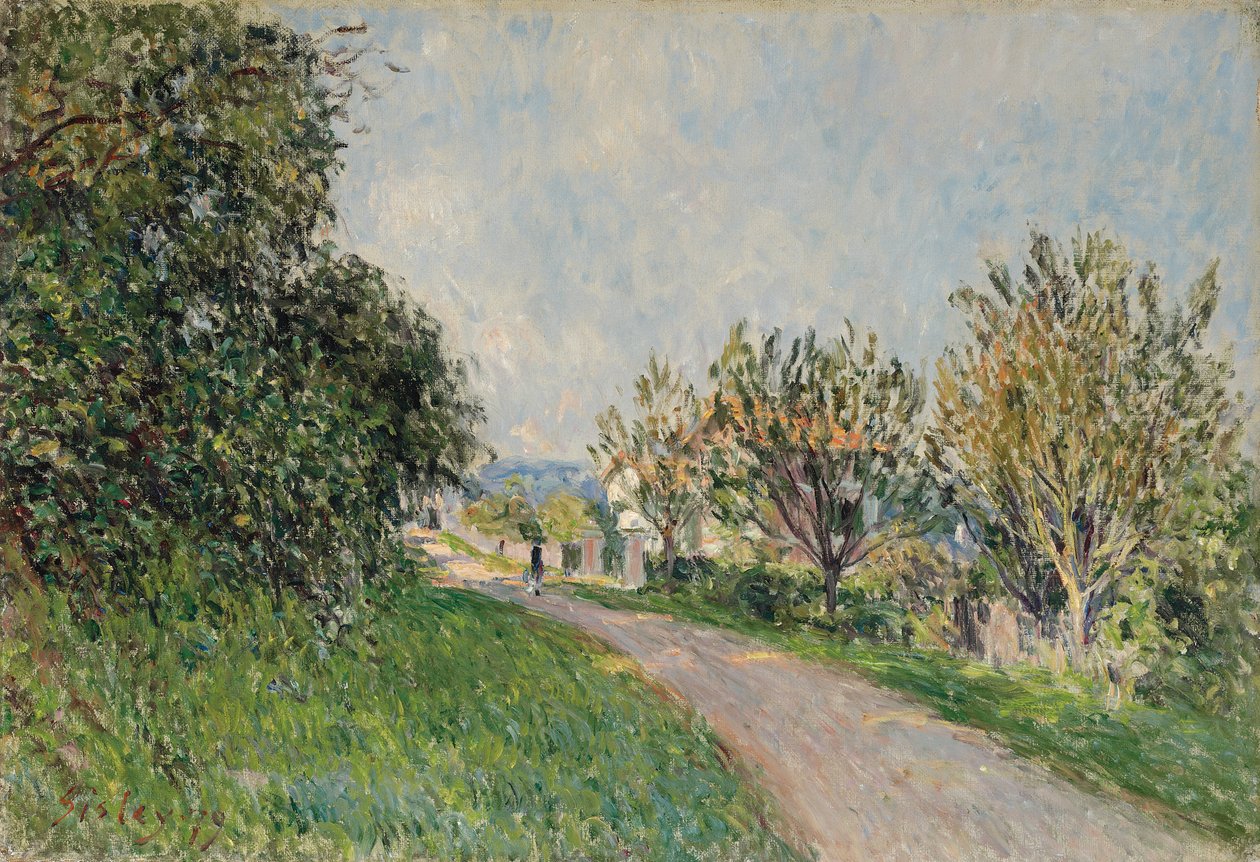Caminho perto de Sevres, 1879 de Alfred Sisley