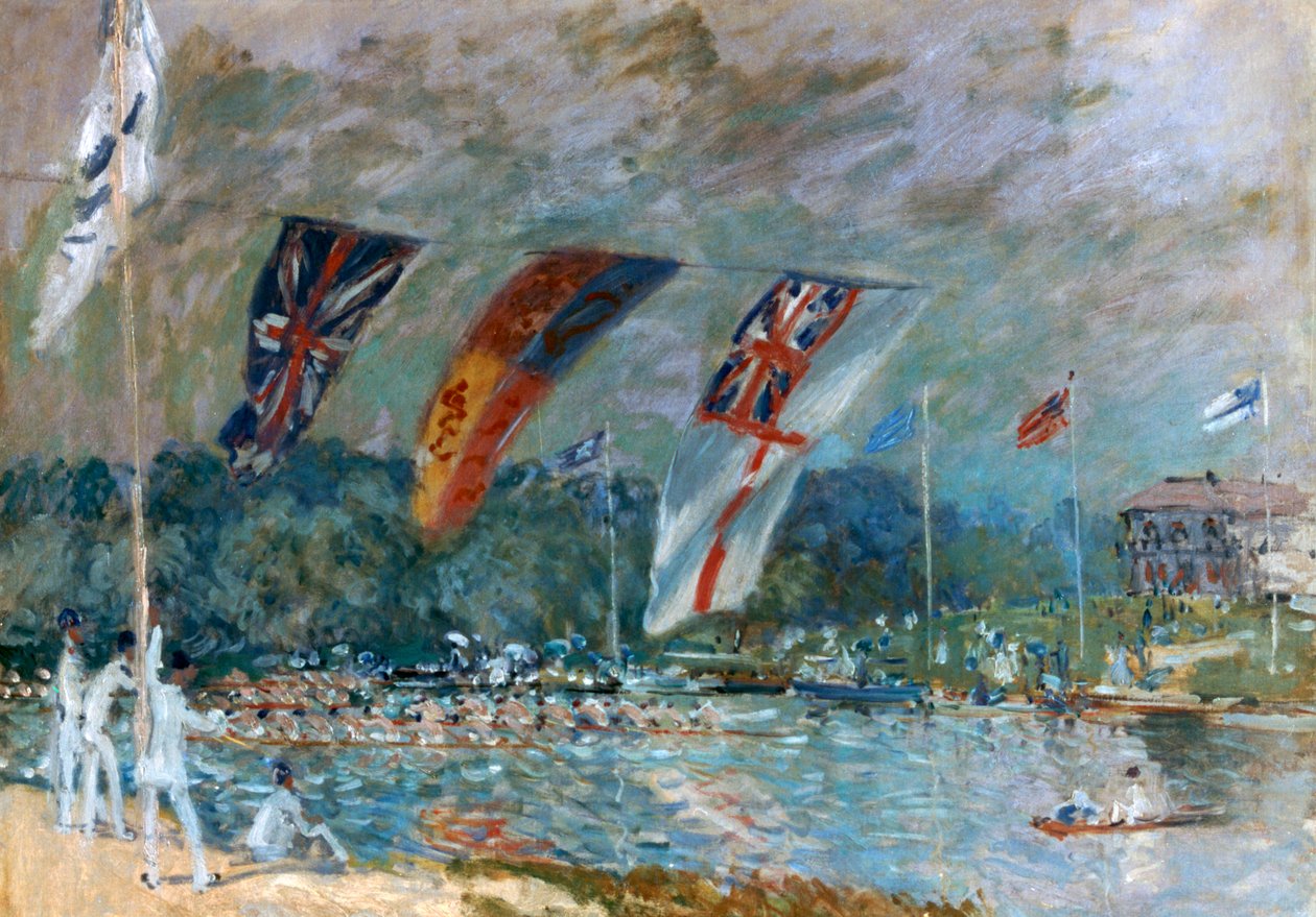 Regata em Molesey, 1874 de Alfred Sisley