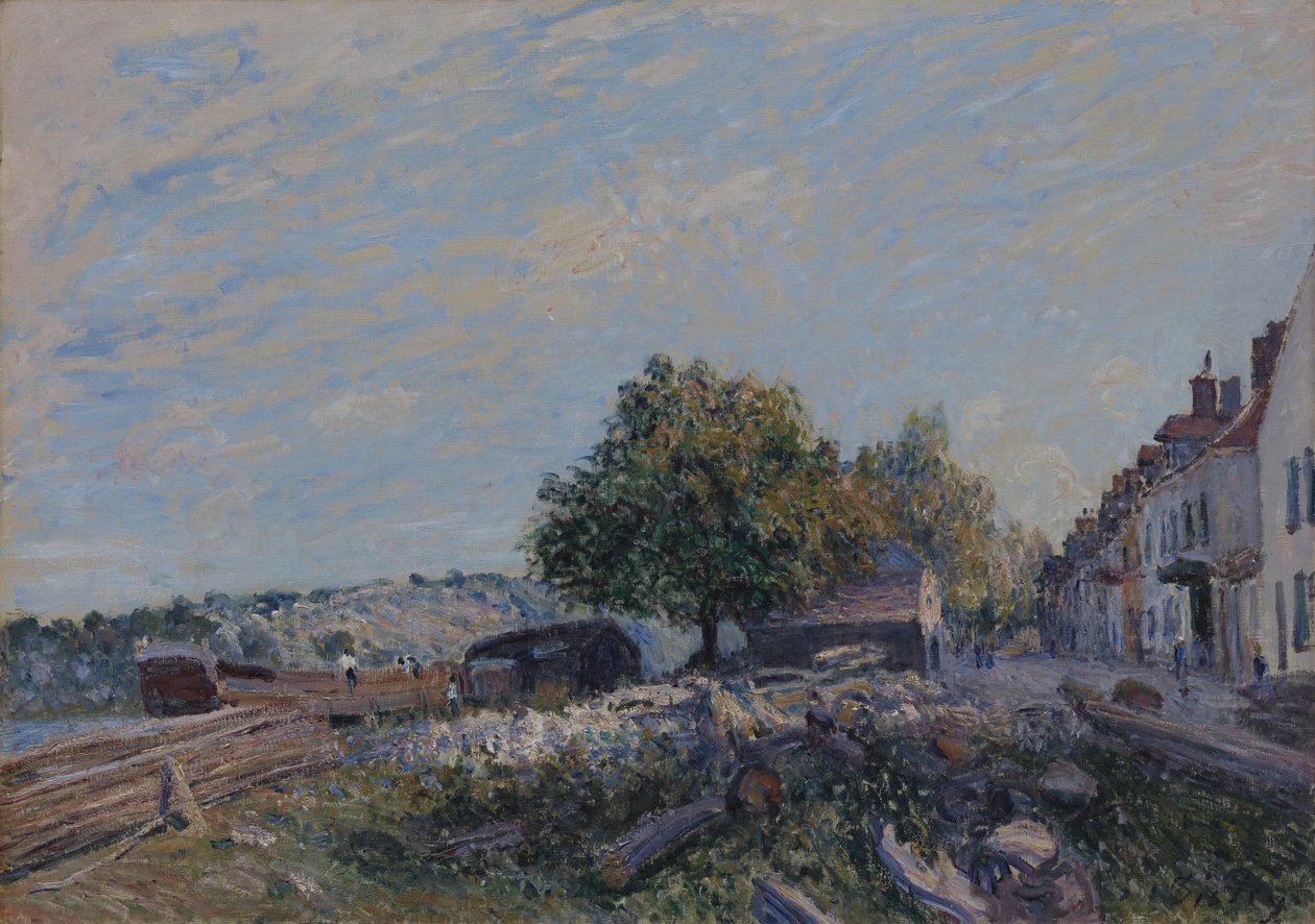 São Mammès – Manhã de Alfred Sisley