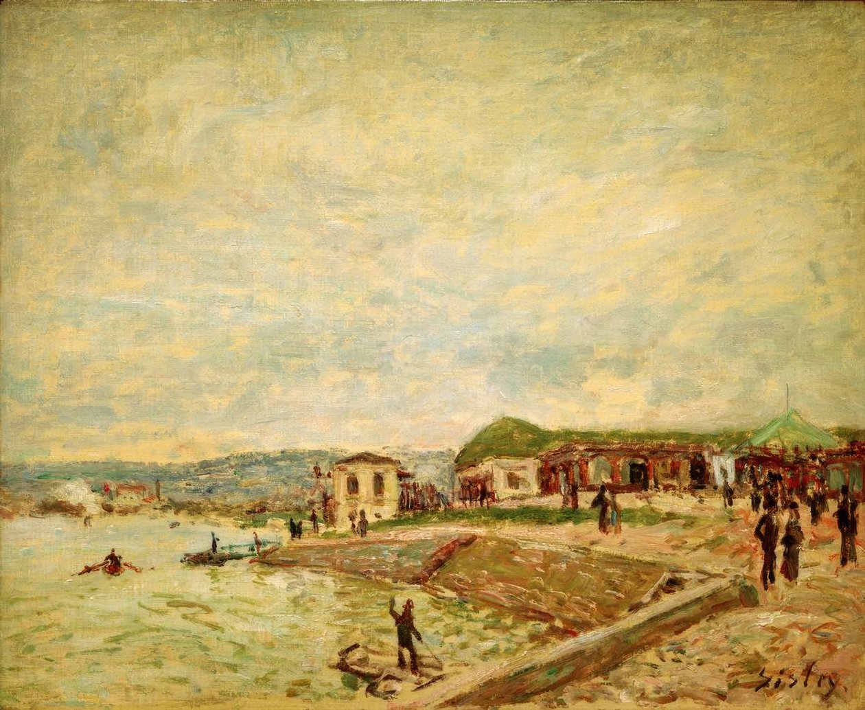 Está de madrugada de Alfred Sisley