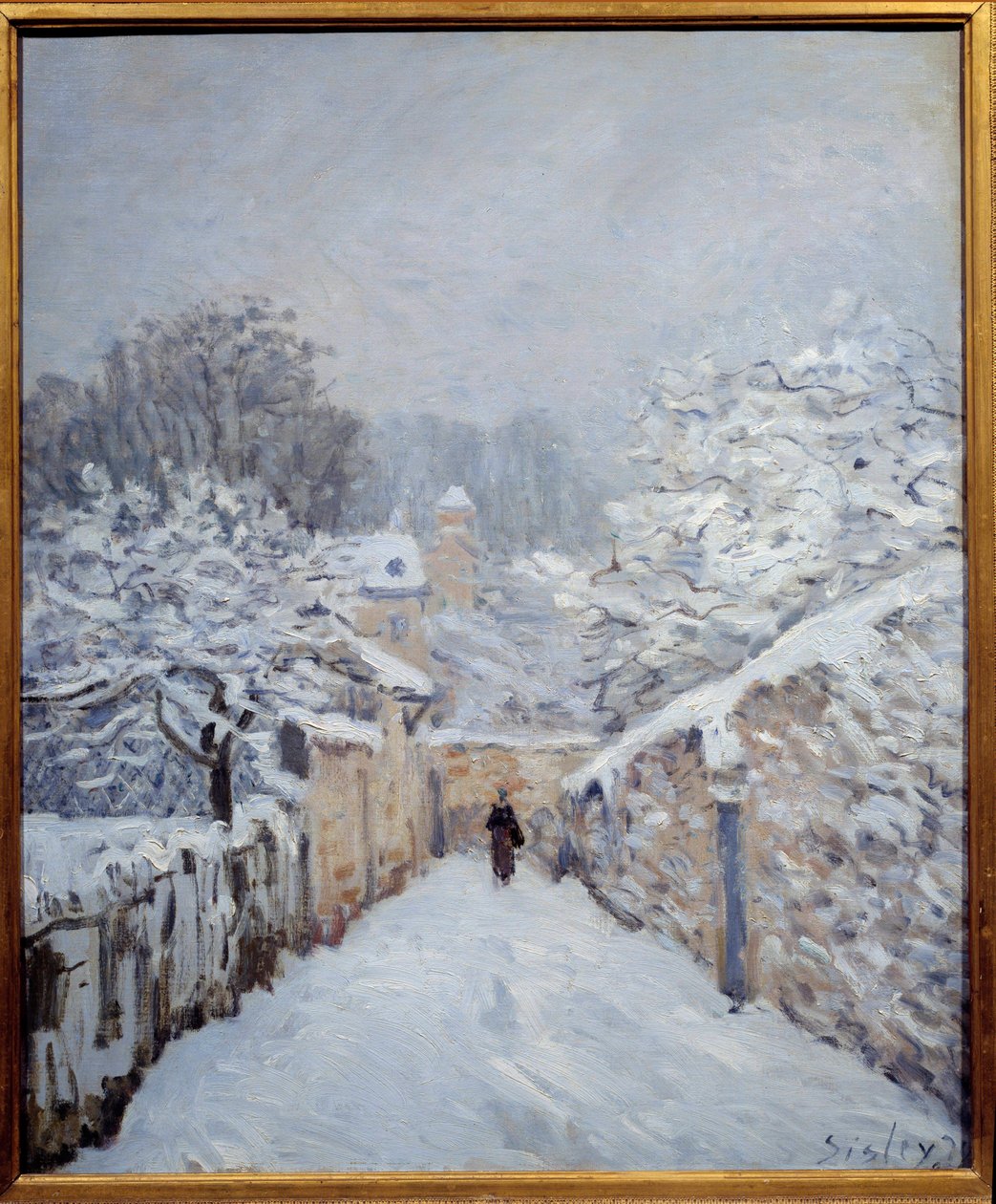 Neve em Louveciennes de Alfred Sisley