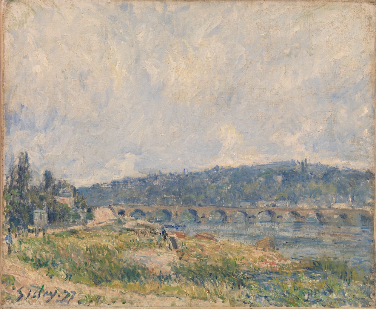 Ponte de Sèvres (Ponte de Sèvres) de Alfred Sisley