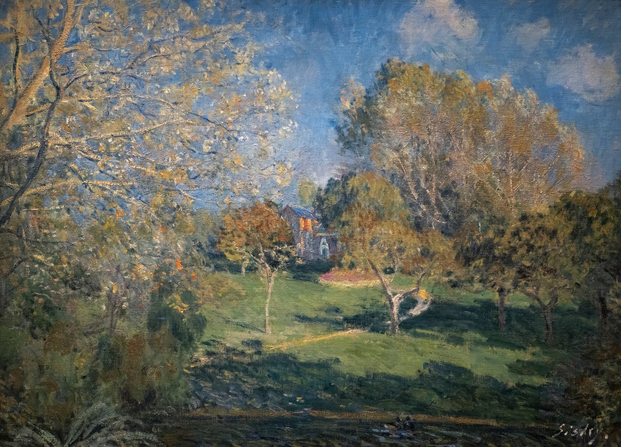O Jardim de Hoschede de Alfred Sisley