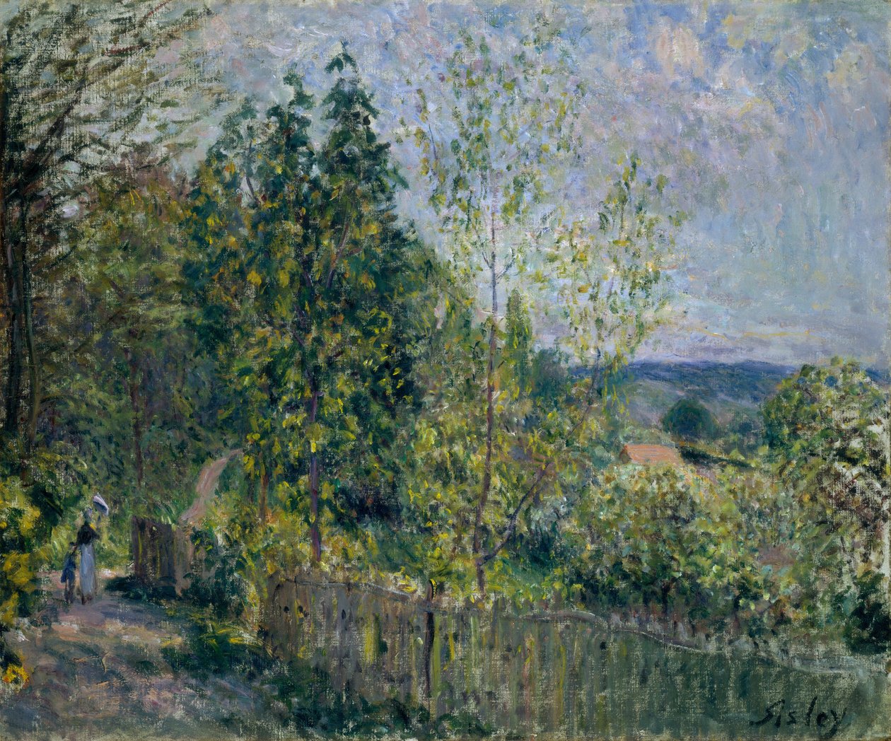 A Estrada na Floresta de Alfred Sisley