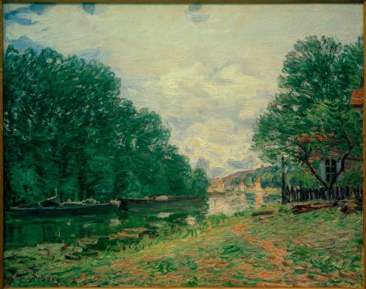 Turning Loing de Alfred Sisley
