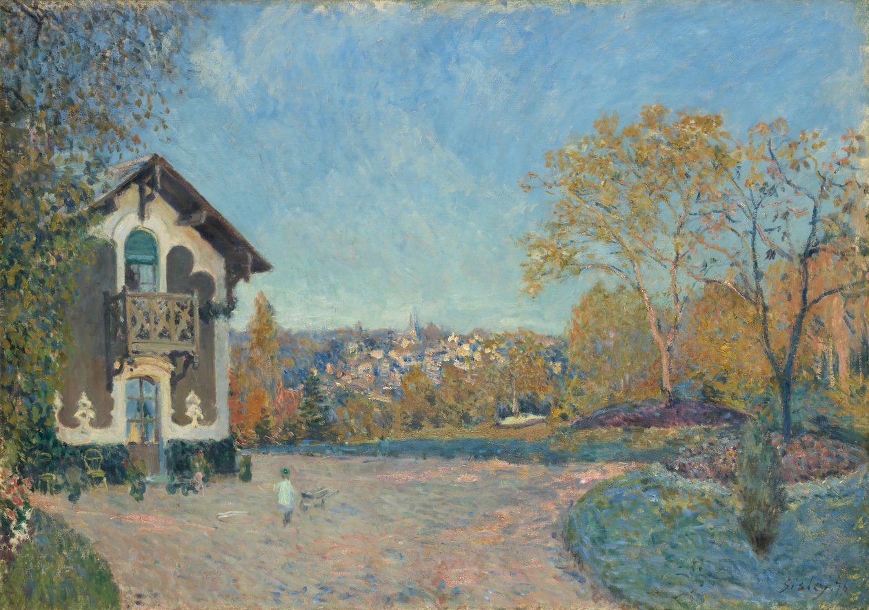 Vista de Marly-le-Roi de Coeur-Volant, 1876. de Alfred Sisley