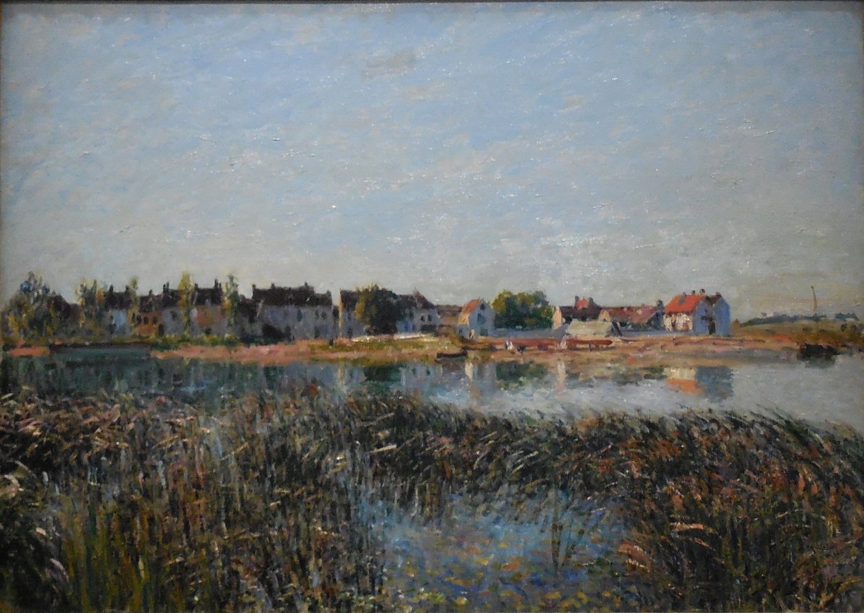 Vista de Saint-Mammès de Alfred Sisley