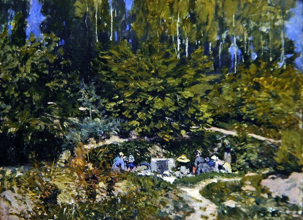 Lavagem de Mulheres de Alfred Sisley
