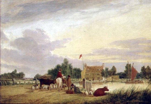Buckenham Ferry de Alfred Stannard