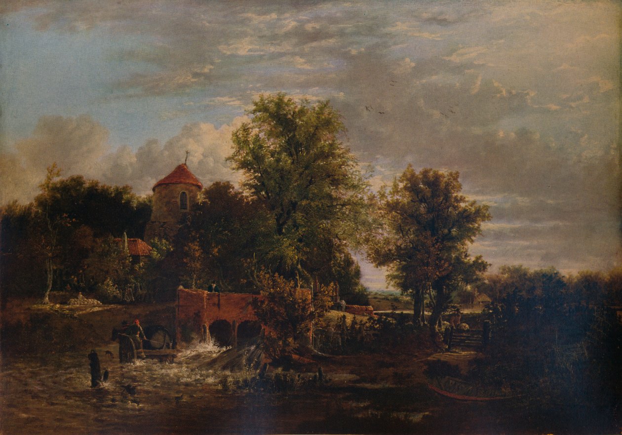 Porta Slucie no rio Western, c1832 de Alfred Stannard