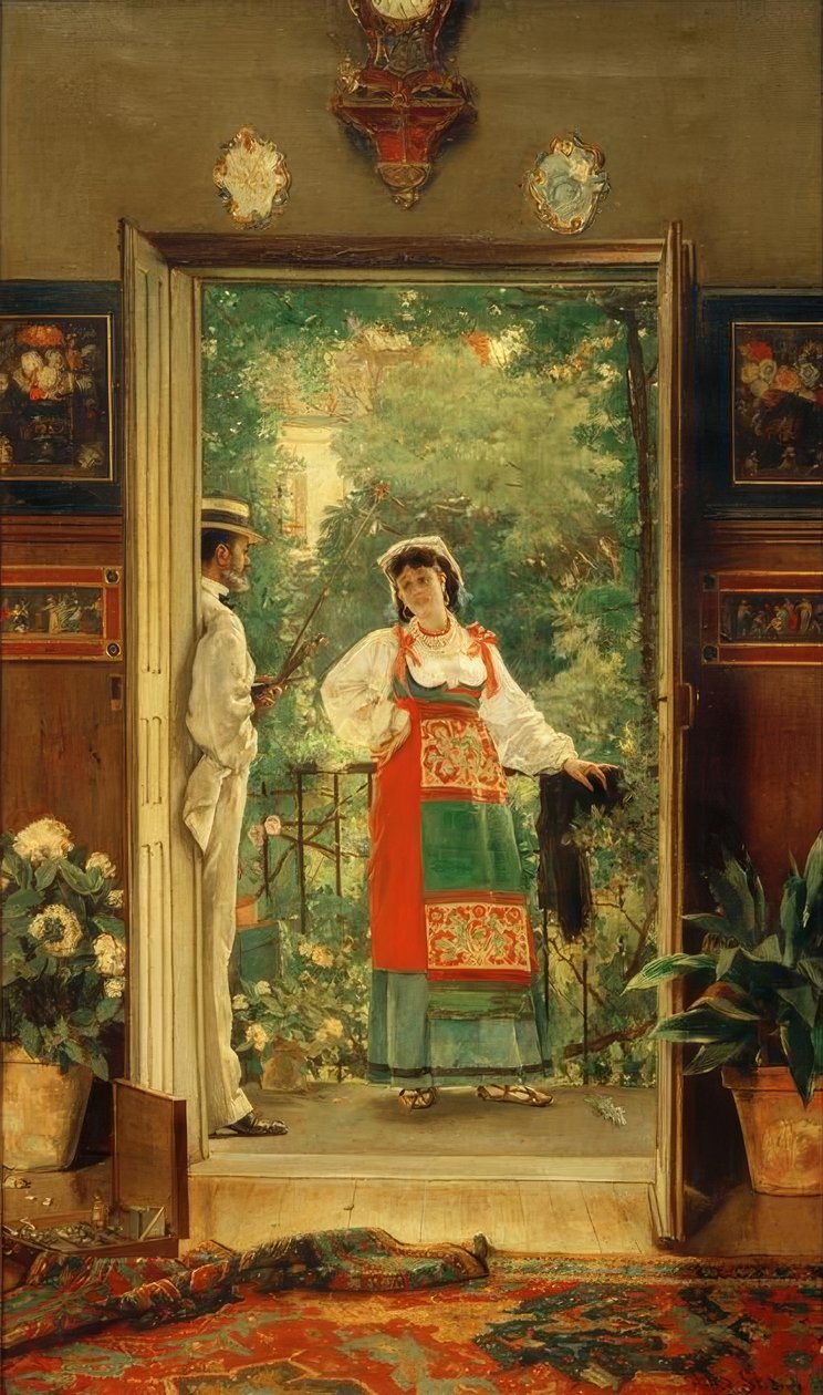 A.Stevens, Alfred Knyffs Atelier de Alfred Emile Stevens