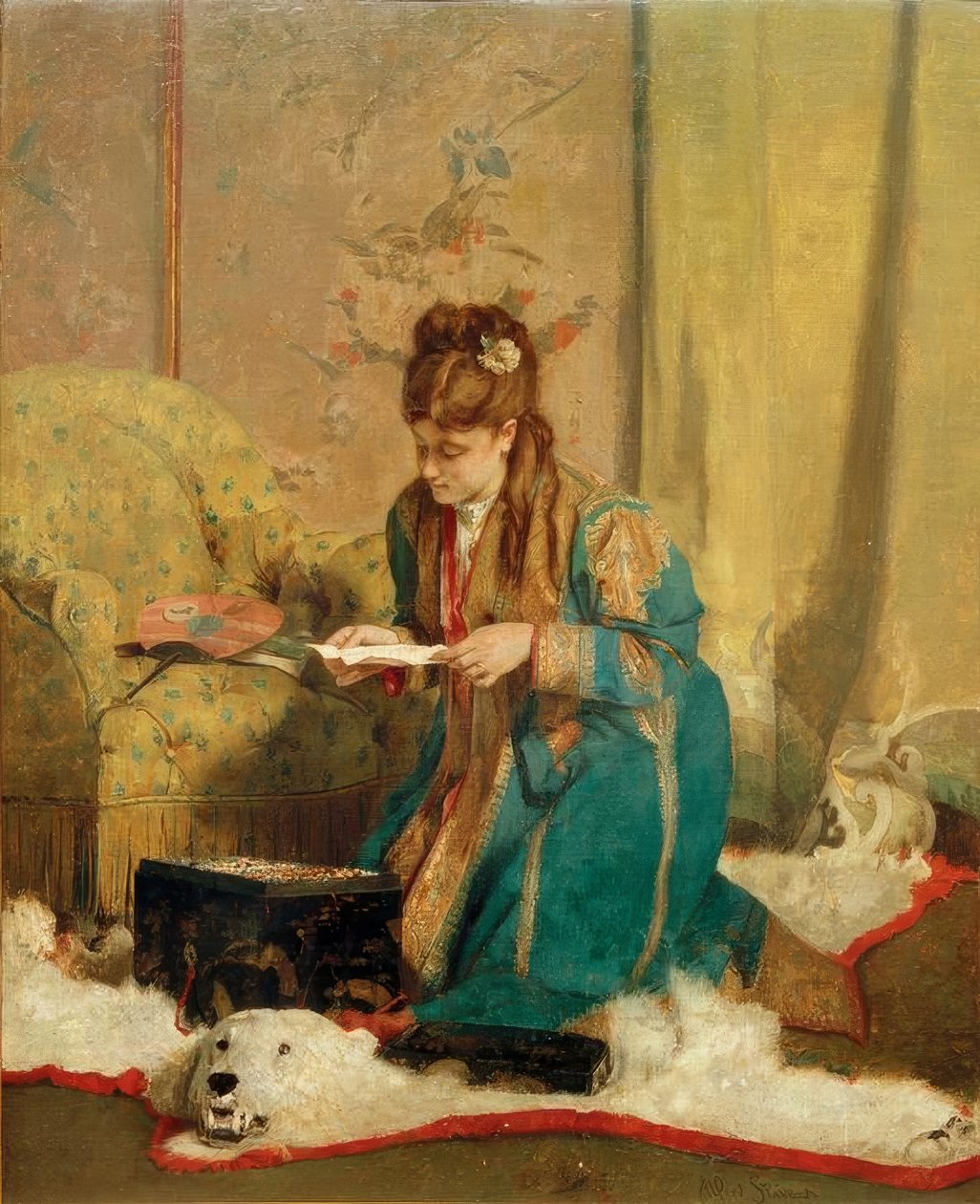 A. Stevens, a caixa de jóias de Alfred Emile Stevens