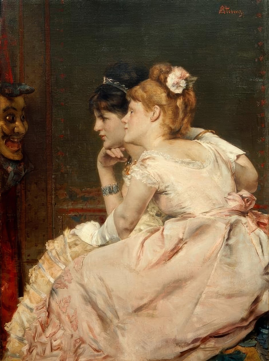 A.Stevens, a máscara japonesa de Alfred Emile Stevens