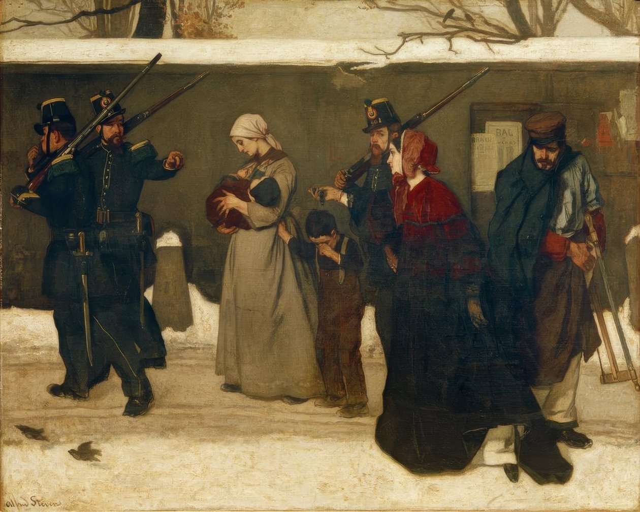 A.Stevens, que é chamado de vadiagem de Alfred Emile Stevens