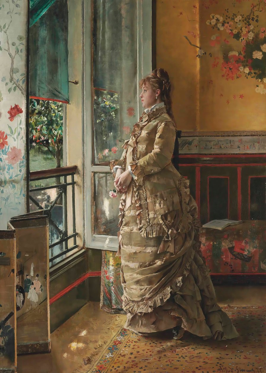 Melancolia, 1876. de Alfred Emile Stevens