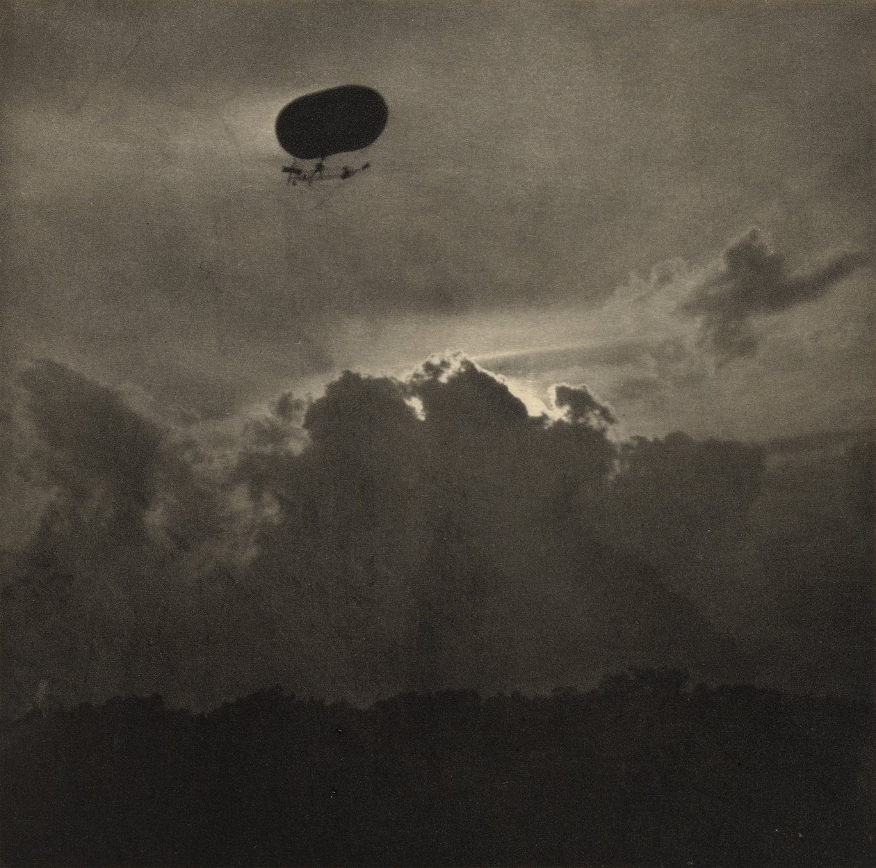 A Dirigible, publicado em outubro de 1911 (fotogravura) de Alfred Stieglitz