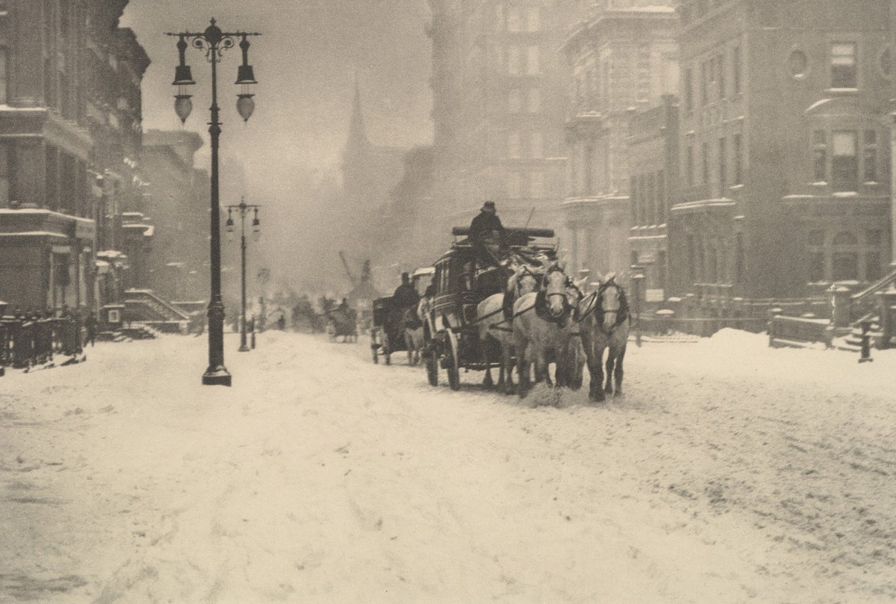 A Dreary Day, c.1897 (fotogravura) de Alfred Stieglitz