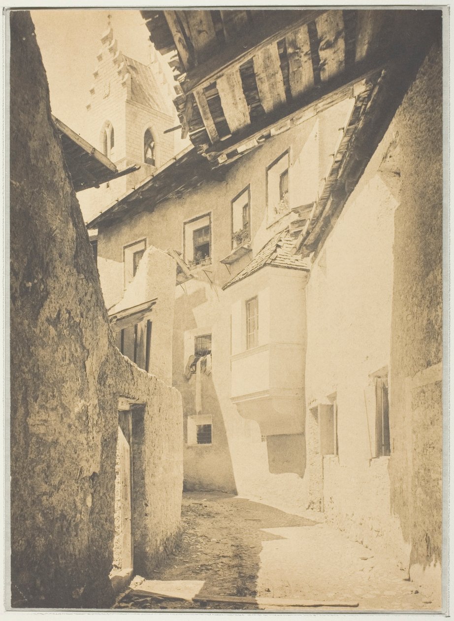 Uma rua em Sterzing, Tirol de Alfred Stieglitz