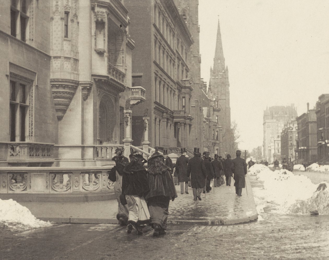 Uma manhã de domingo, Nova Iorque de Alfred Stieglitz