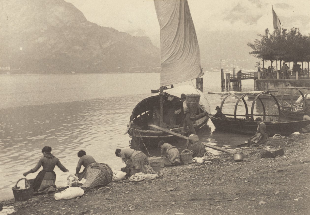 No lago de Como de Alfred Stieglitz