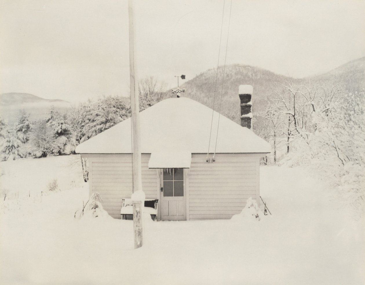 A Primeira Neve e a Casinha de Alfred Stieglitz