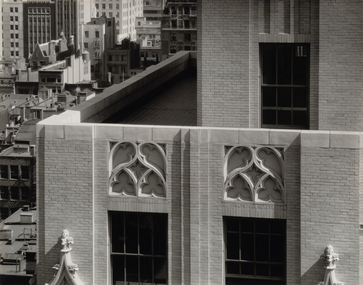 Da minha janela em An American Place, norte de Alfred Stieglitz