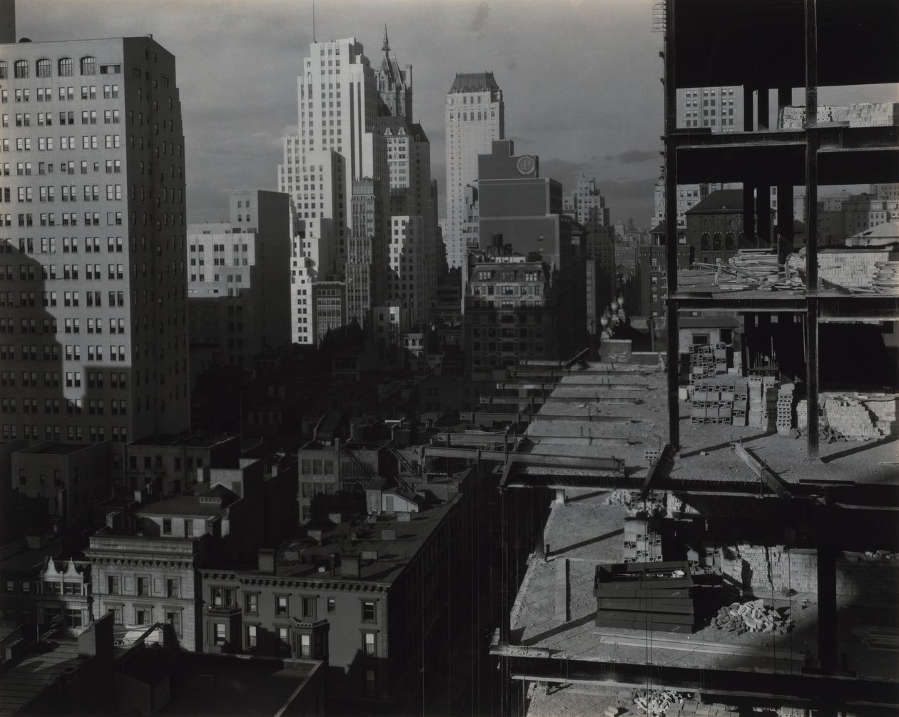 Da minha janela em An American Place, norte de Alfred Stieglitz