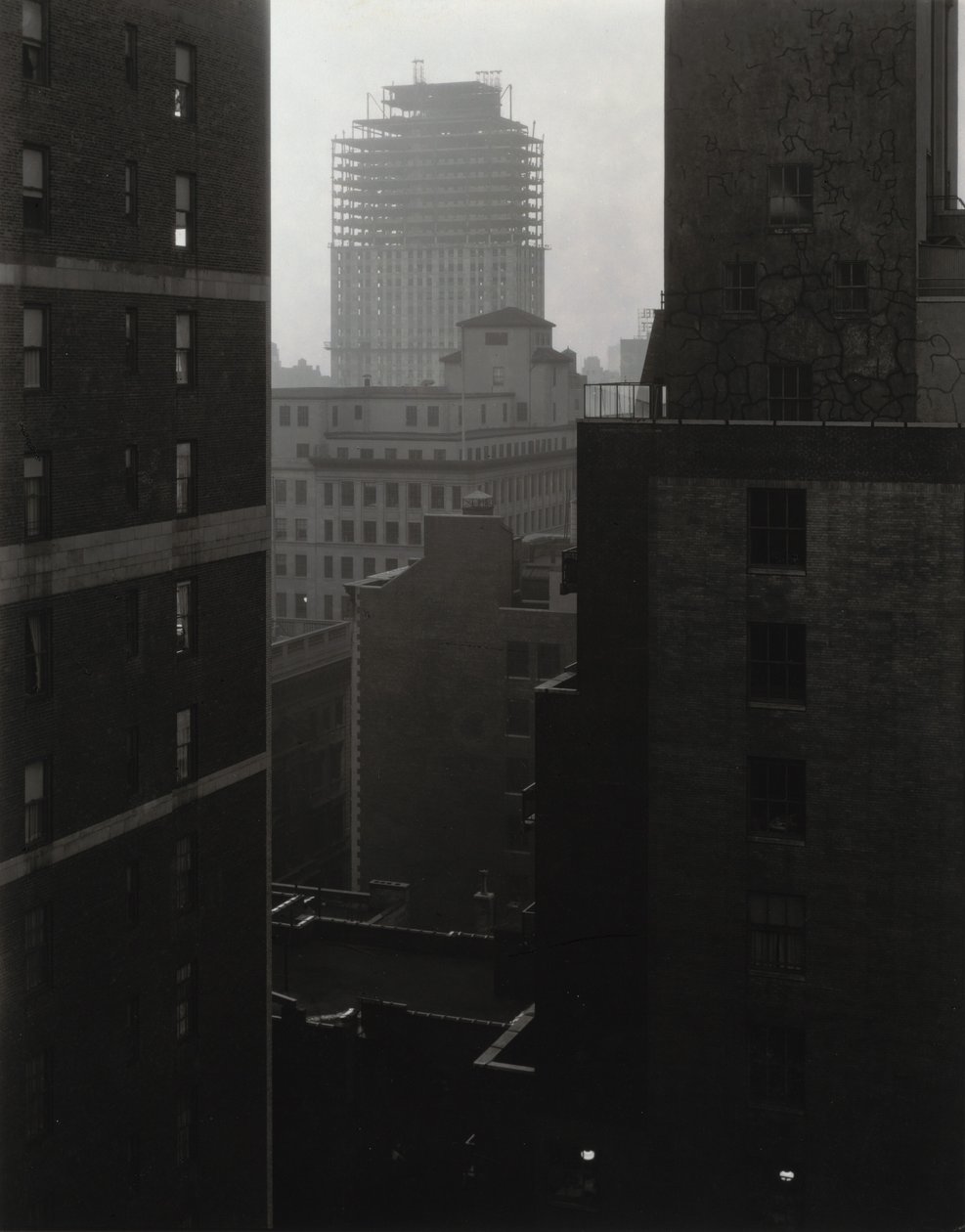 Da minha janela em An American Place, sudoeste de Alfred Stieglitz