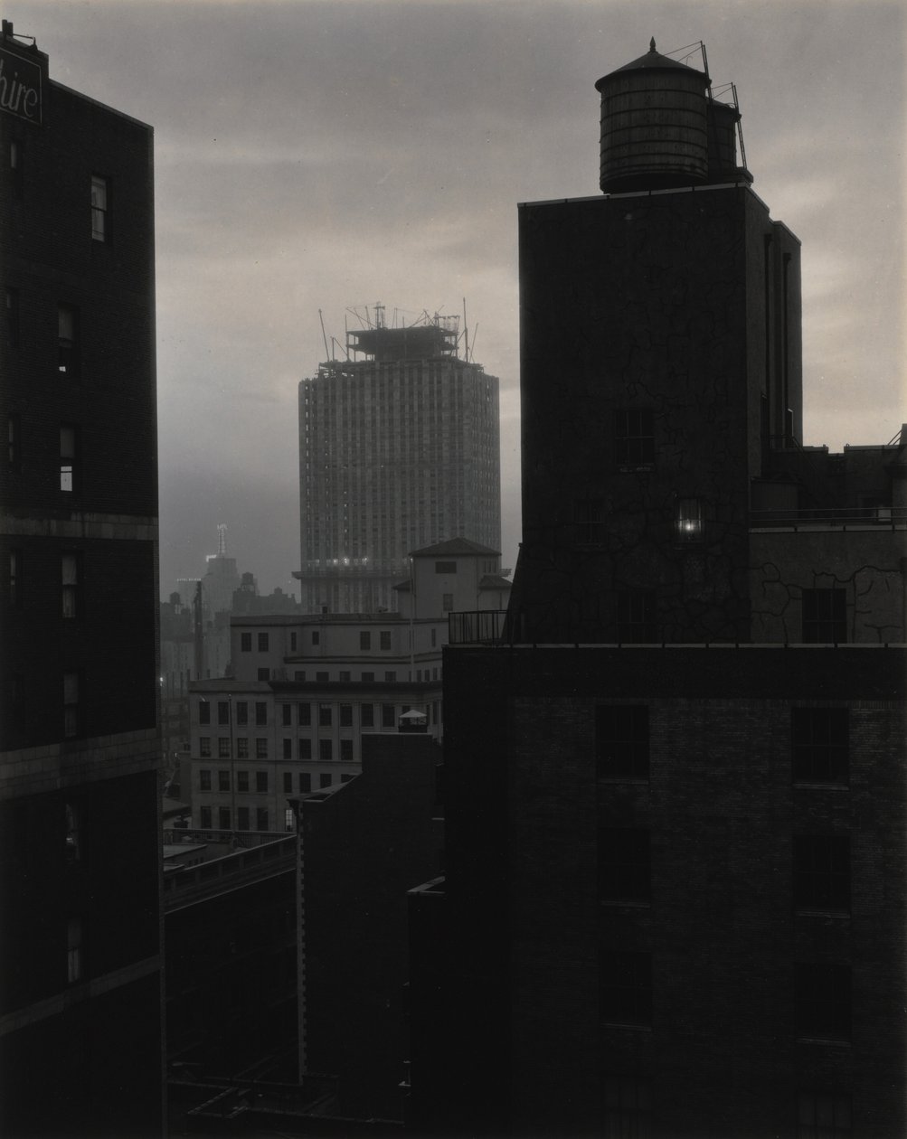 Da minha janela em An American Place, sudoeste de Alfred Stieglitz