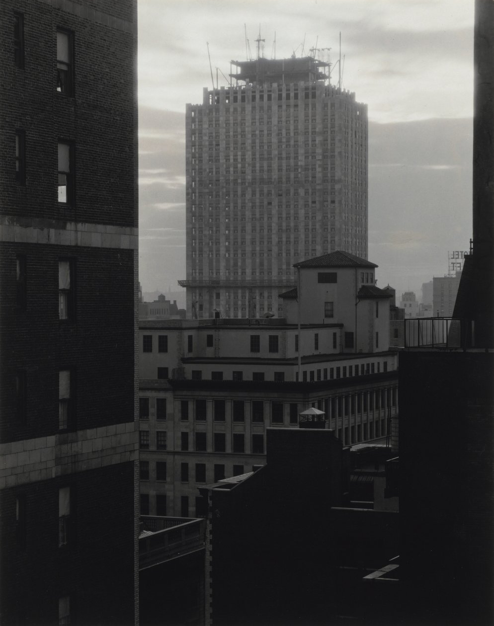 Da minha janela em An American Place, sudoeste de Alfred Stieglitz