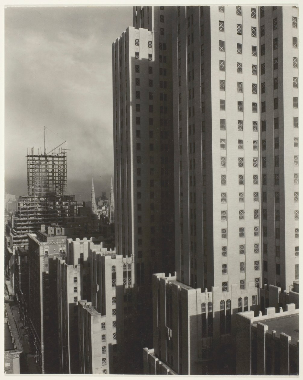 Da minha janela no Shelton, West de Alfred Stieglitz