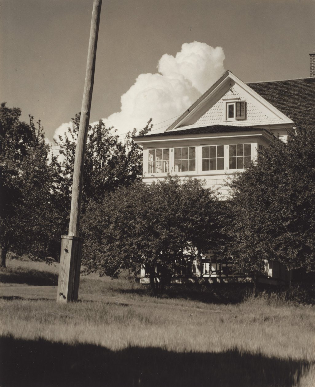 Casa, Lago George de Alfred Stieglitz
