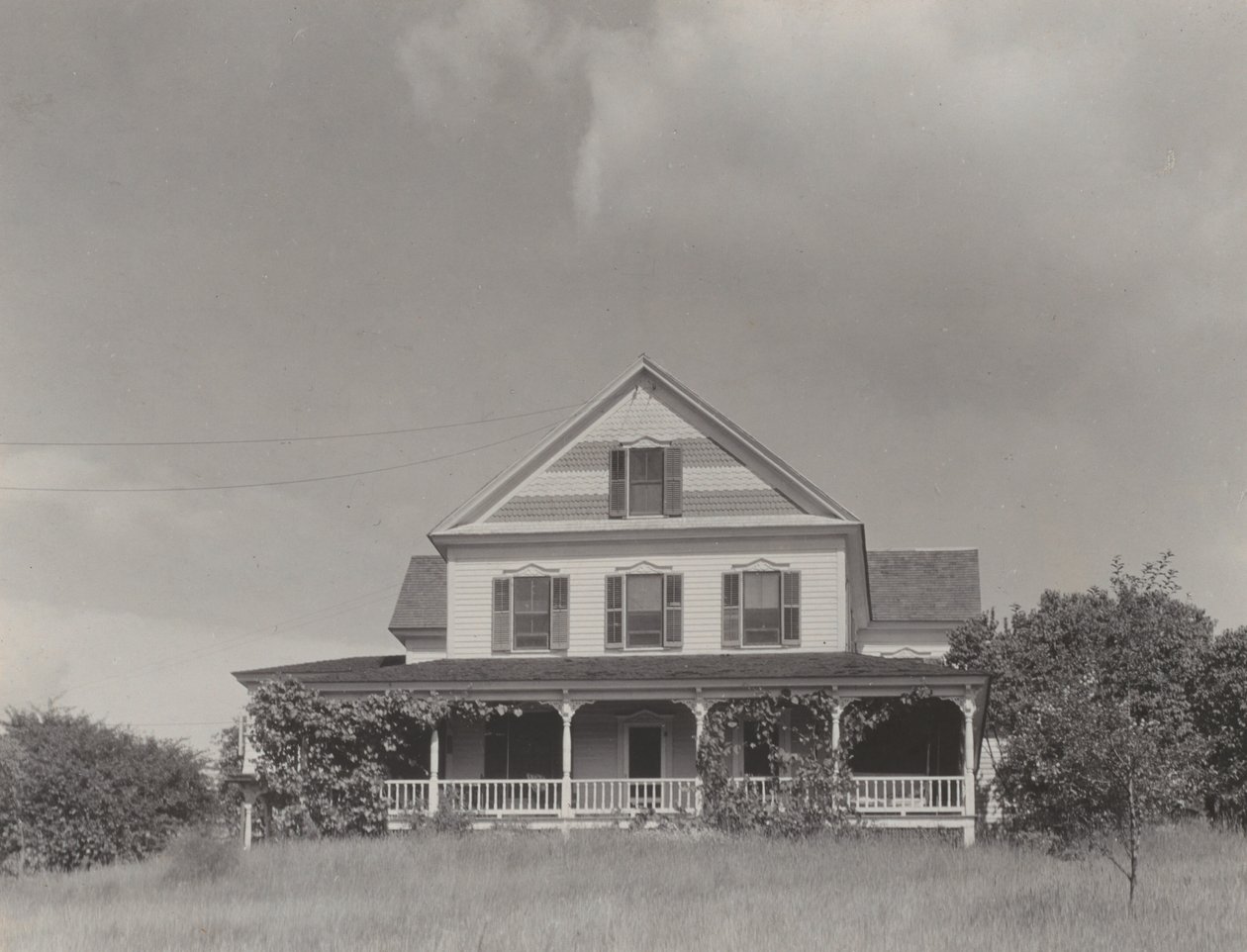 Casa na Colina, Lago George de Alfred Stieglitz