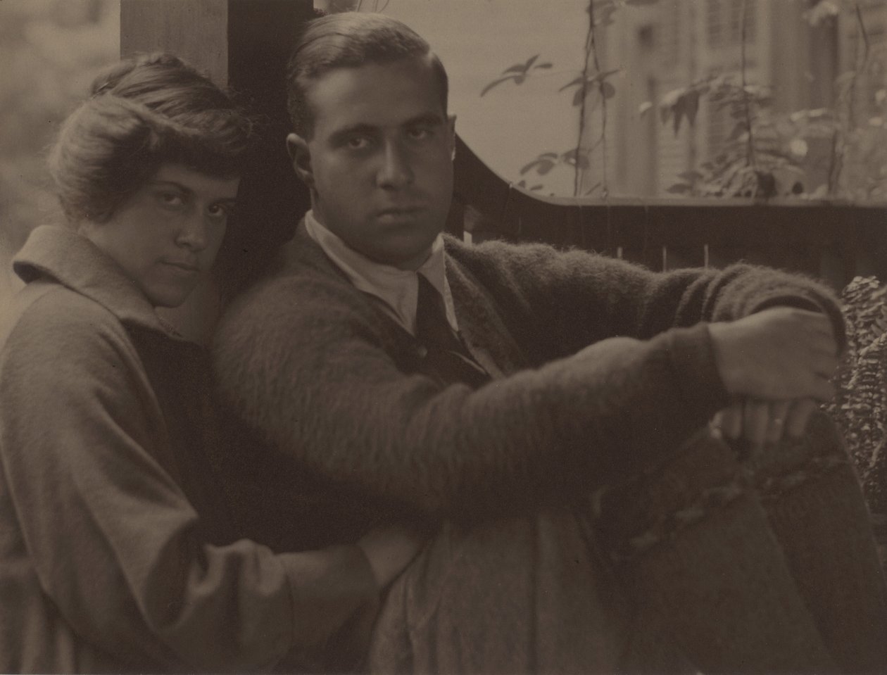 Kitty Stieglitz e Edward Stieglitz de Alfred Stieglitz