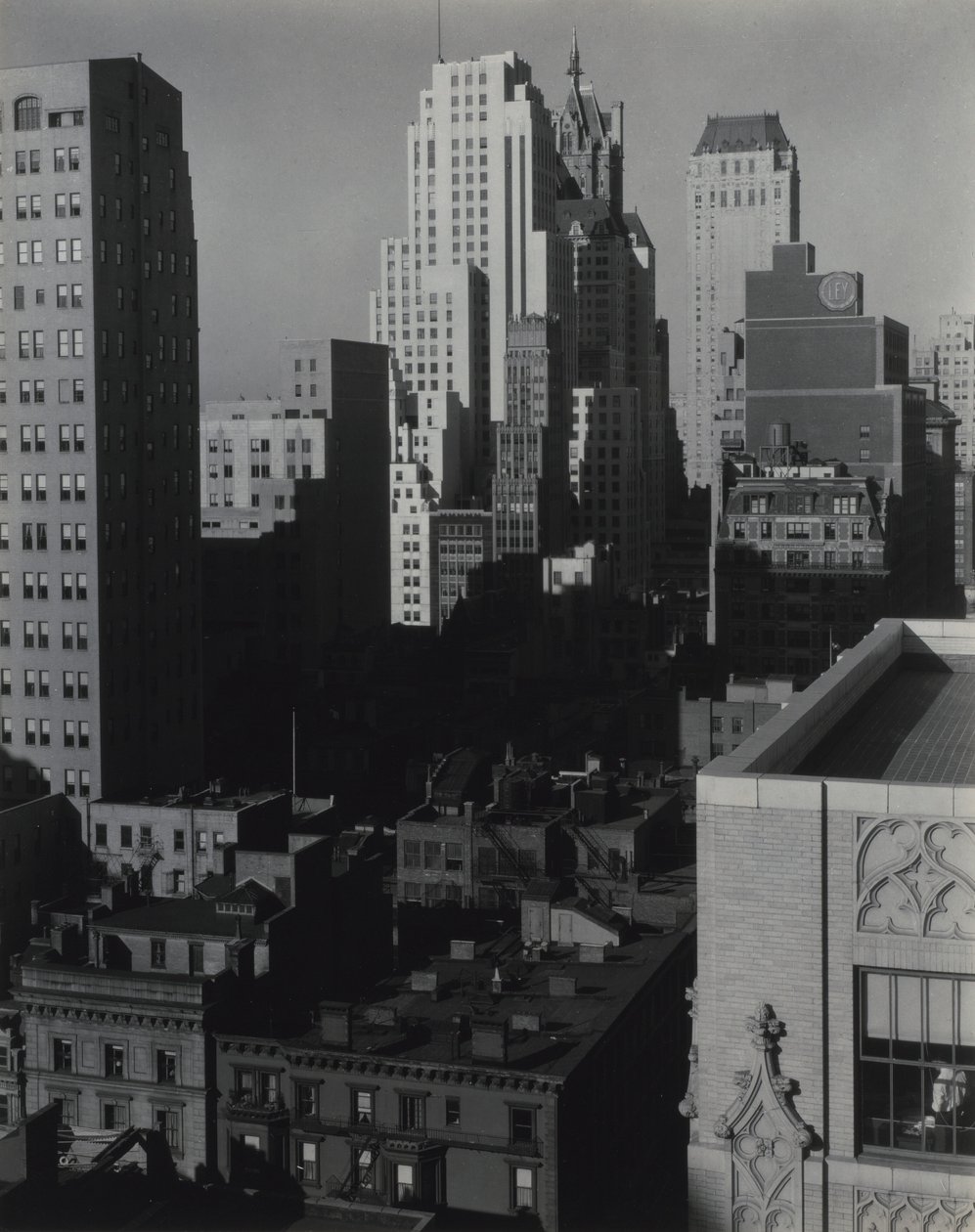 Nova Iorque a partir de An American Place de Alfred Stieglitz