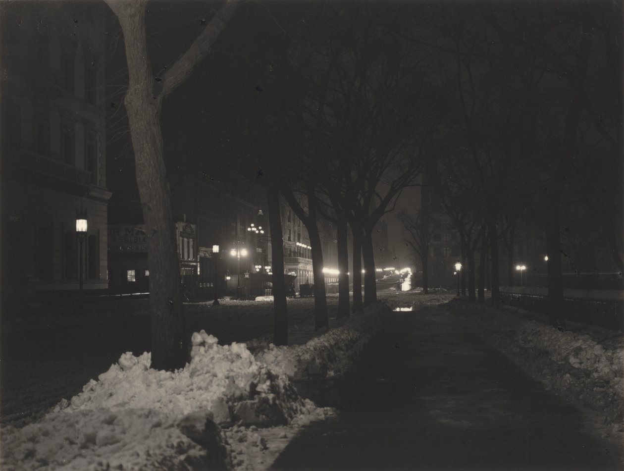 Noite, Nova Iorque de Alfred Stieglitz