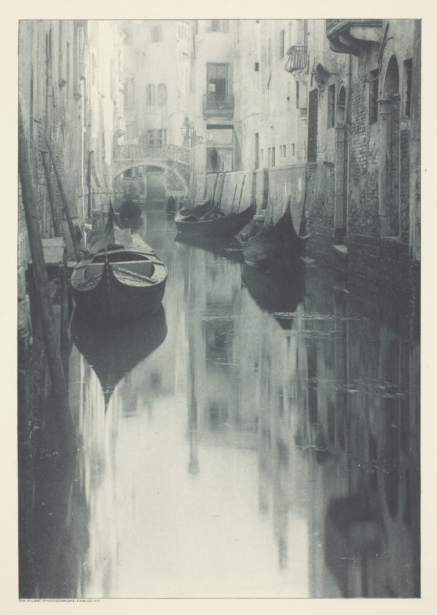 Reflexão-Veneza de Alfred Stieglitz