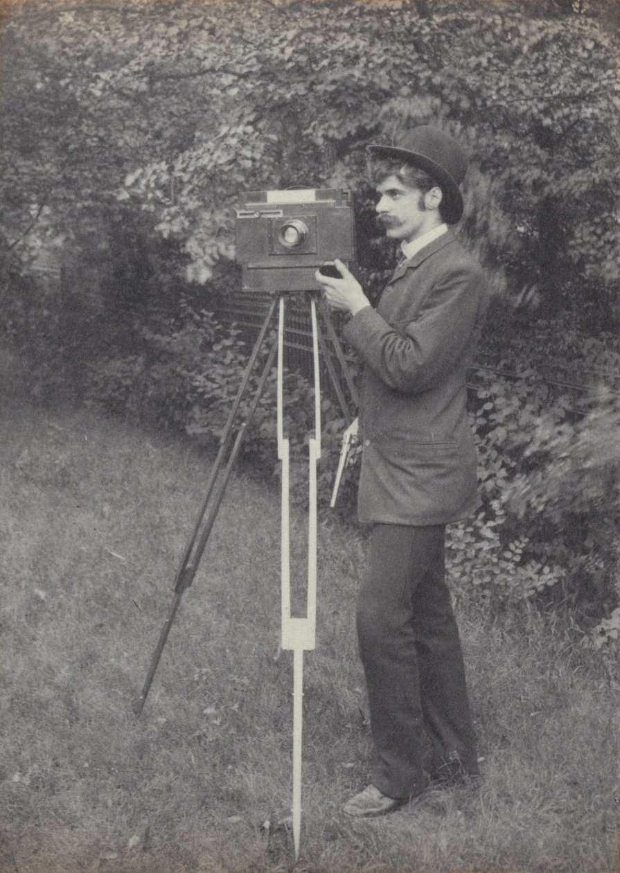 Auto-retrato, Freienwalde, perto de O. de Alfred Stieglitz